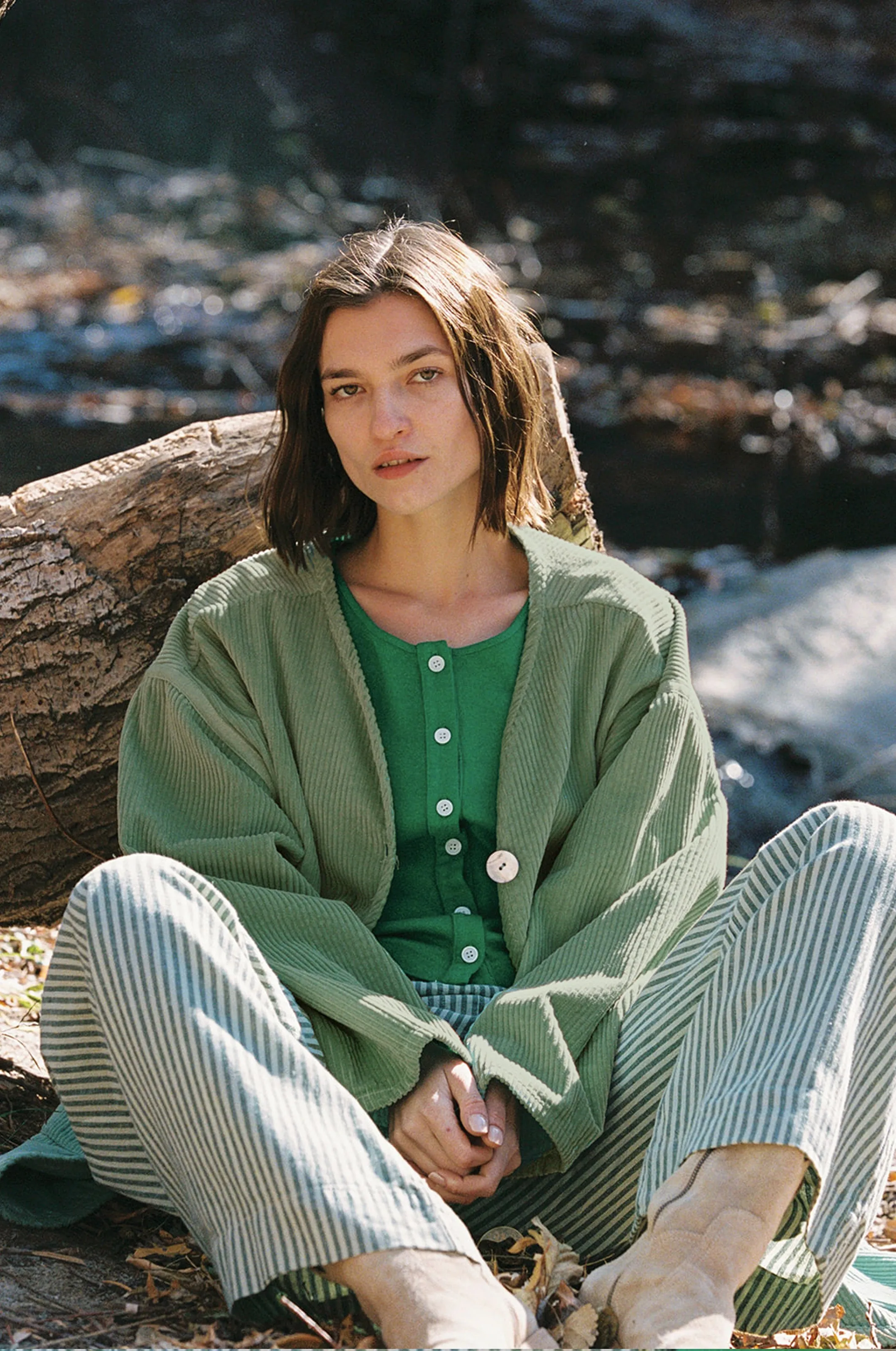 Cord Liner Jacket sold by LA RELAXED