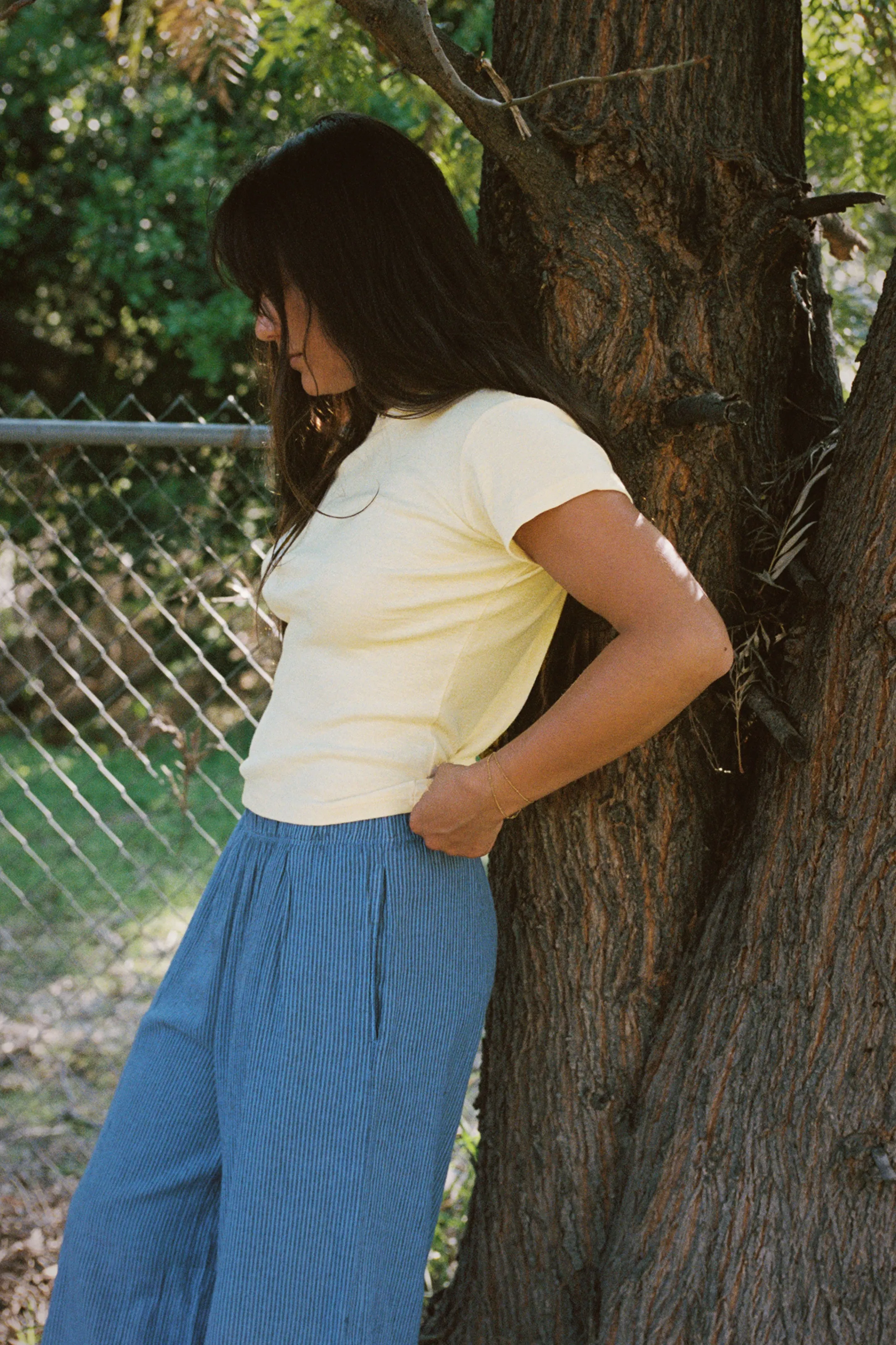 Washed Linen Wide Leg Pant sold by LA RELAXED product image thumbnail 3