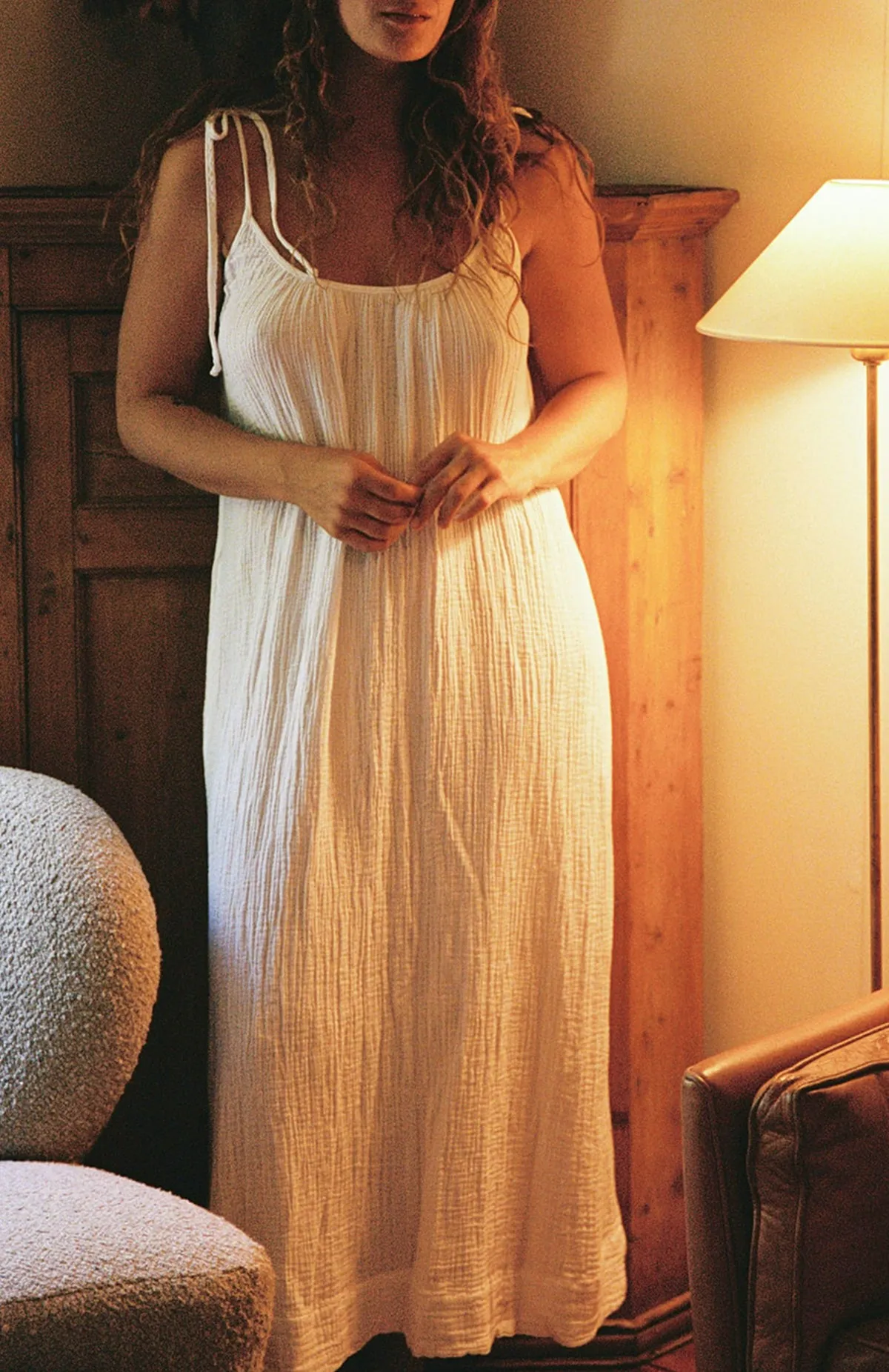 Organic Gauze Dress sold by LA RELAXED product image thumbnail 4