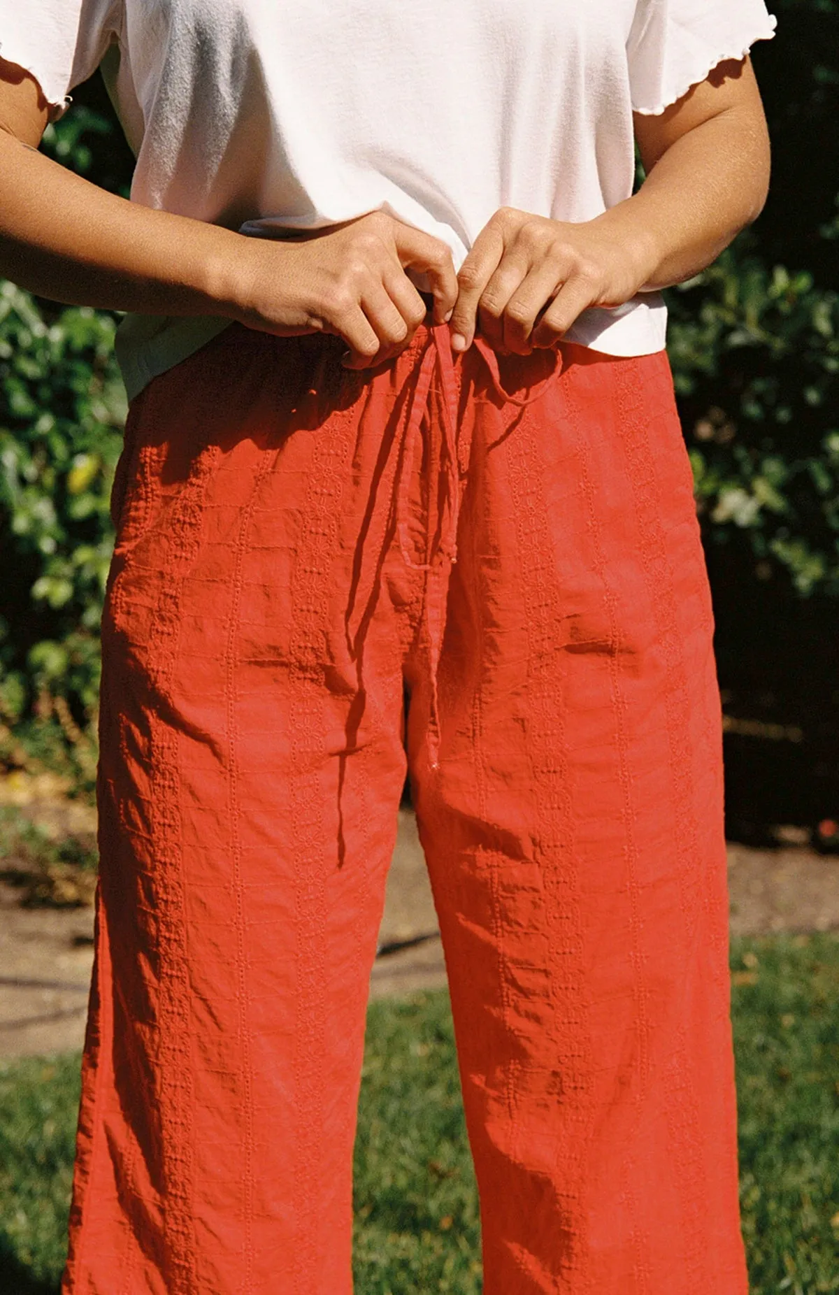 Embroidered Eyelet Pant sold by LA RELAXED product image thumbnail 2