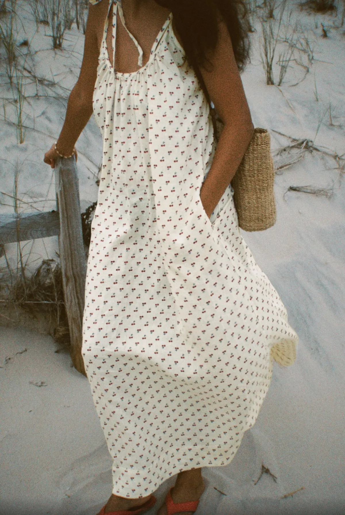 Printed Linen Dress sold by LA RELAXED product image thumbnail 3