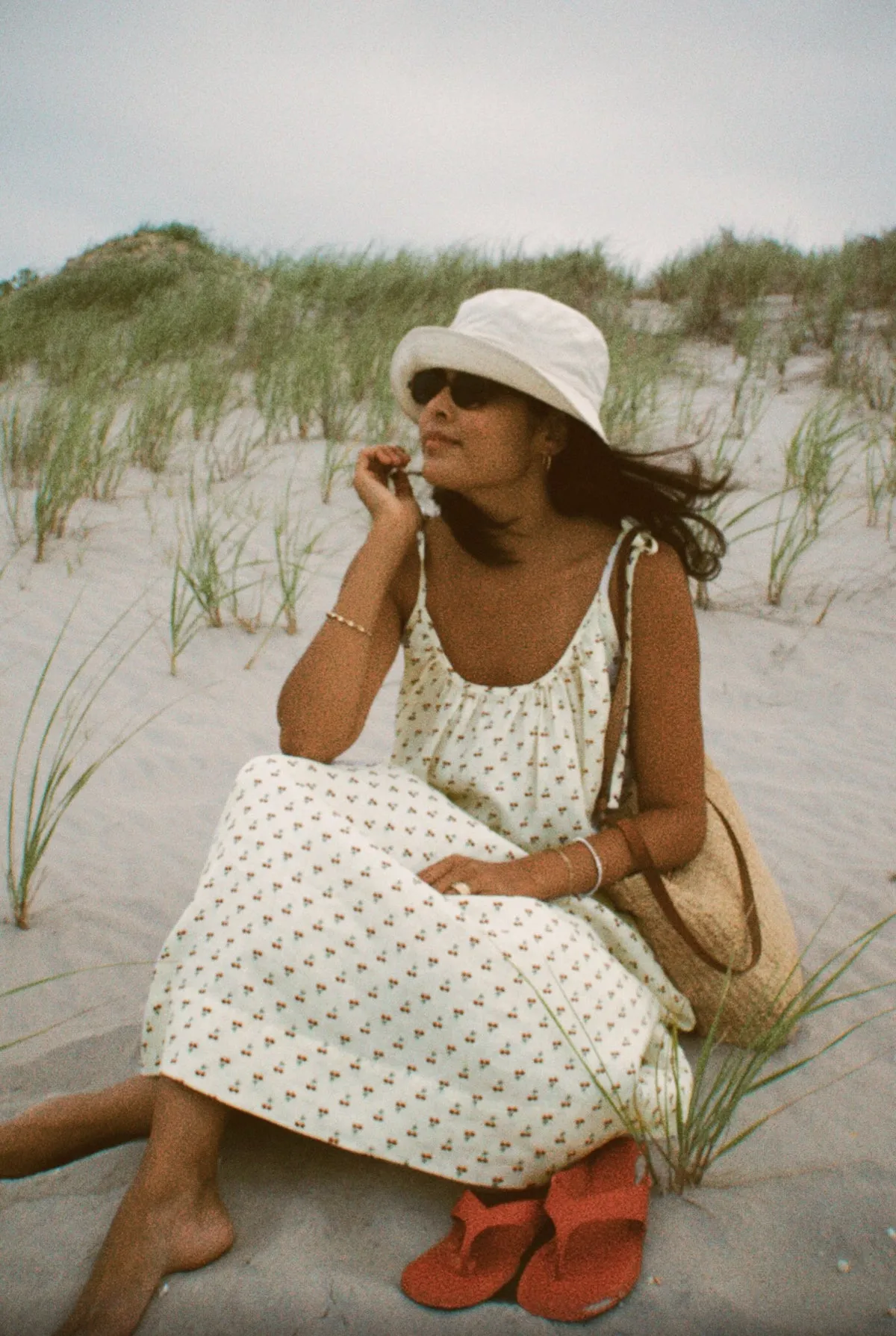 Printed Linen Dress sold by LA RELAXED product image thumbnail 5