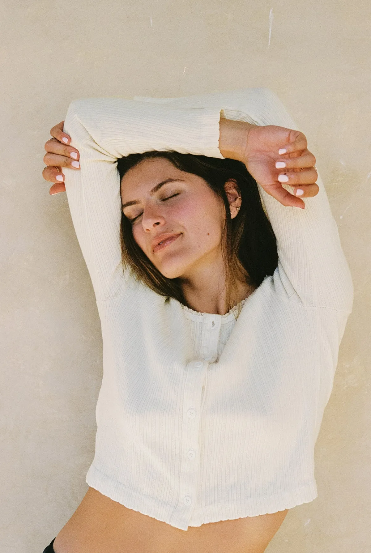 Posie Pointelle Cardigan sold by LA RELAXED product image thumbnail 4