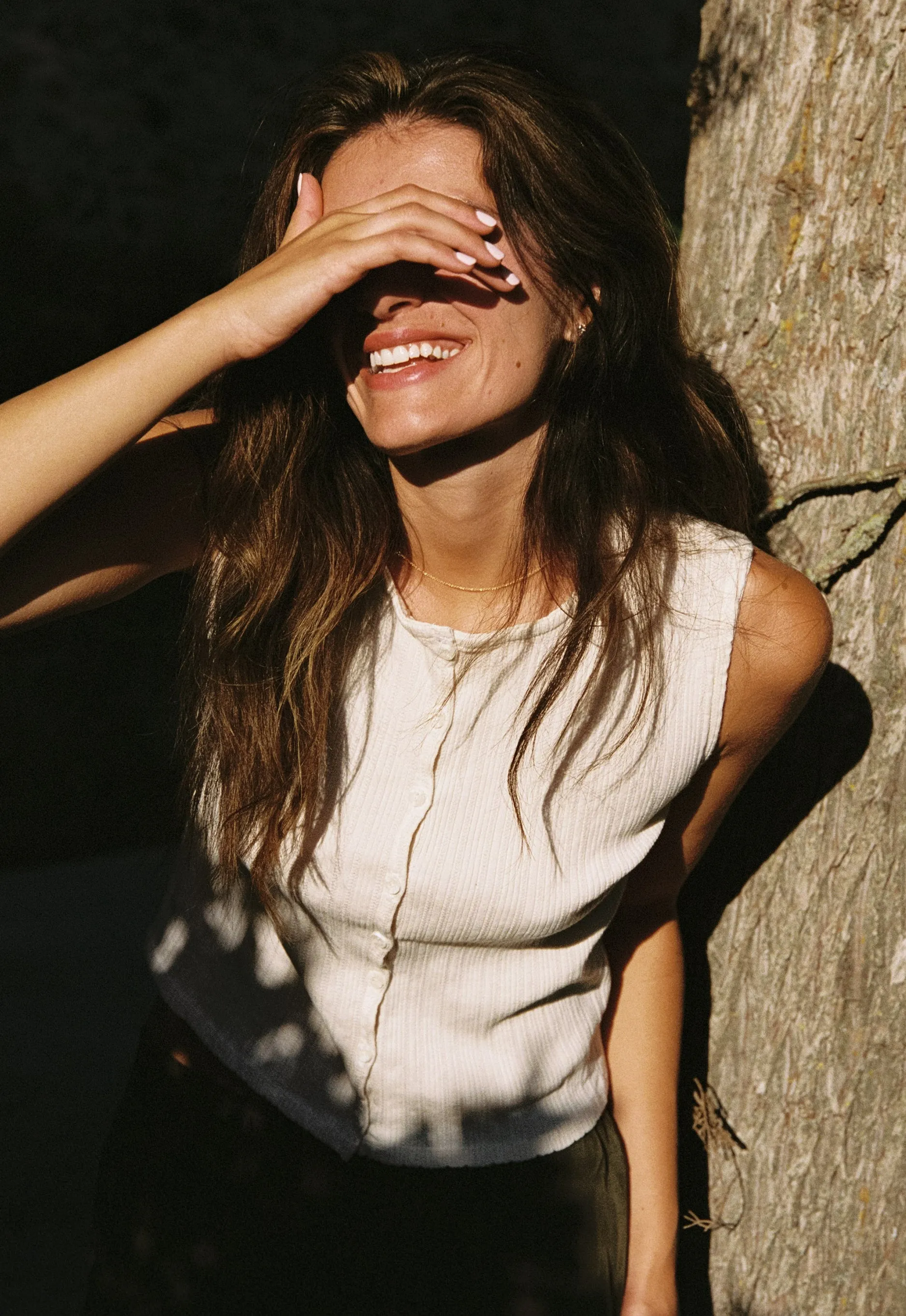 Pointelle Shell Top sold by LA RELAXED product image thumbnail 4