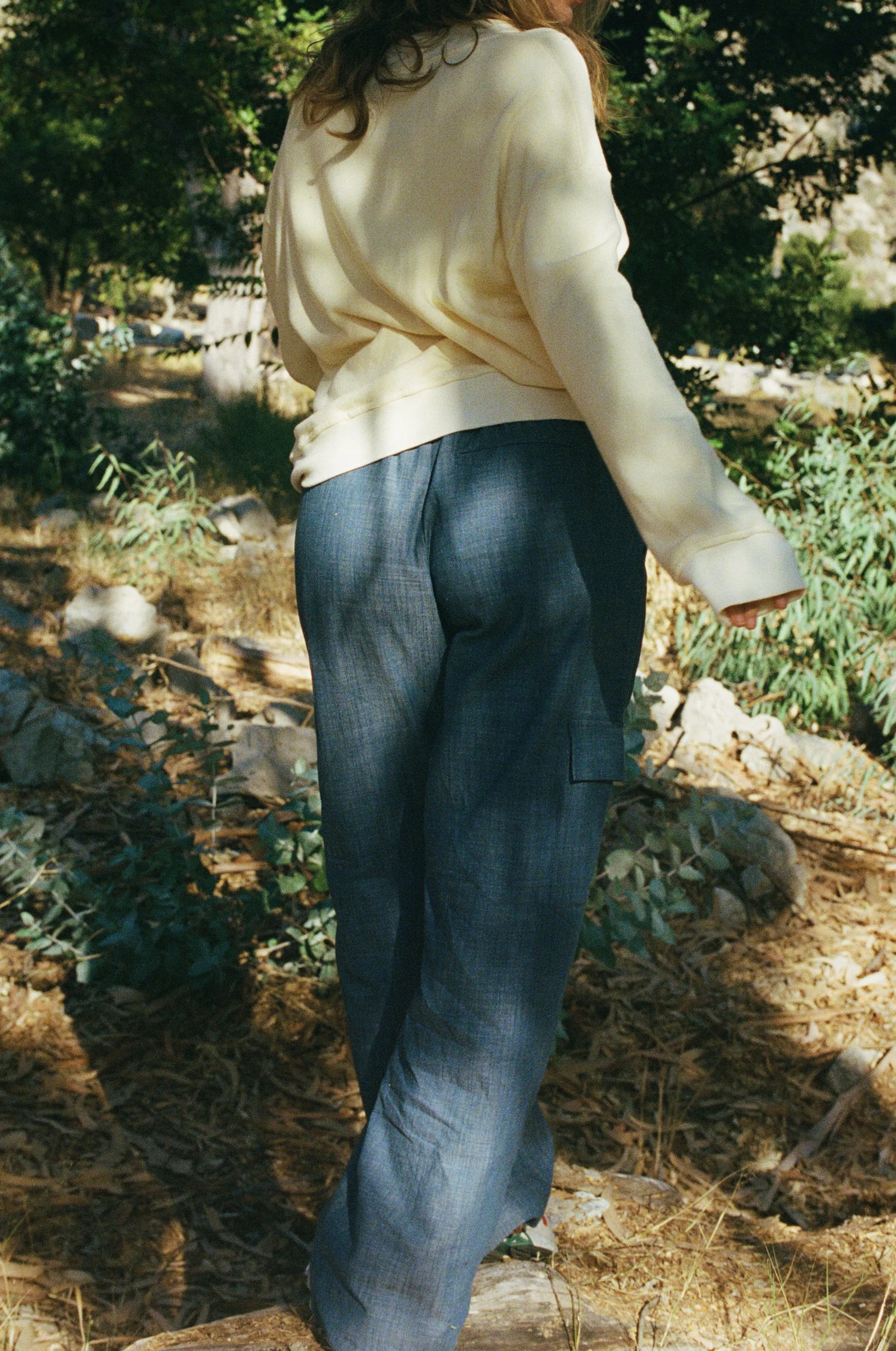 Chambray Denim Cargo sold by LA RELAXED product image thumbnail 4