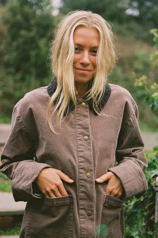 Ellis Cord Jacket sold by LA RELAXED