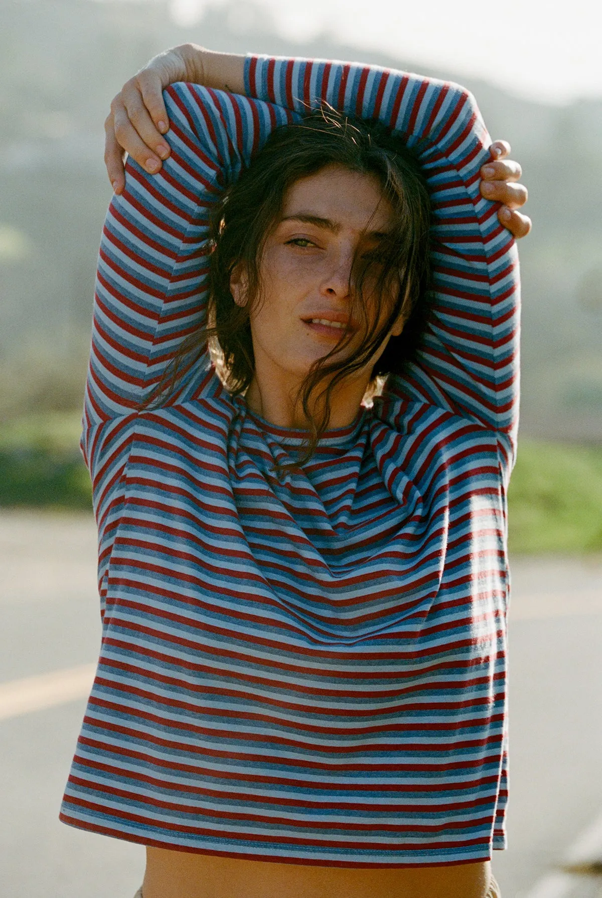 Vintage Stripe Tee sold by LA RELAXED product image thumbnail 4