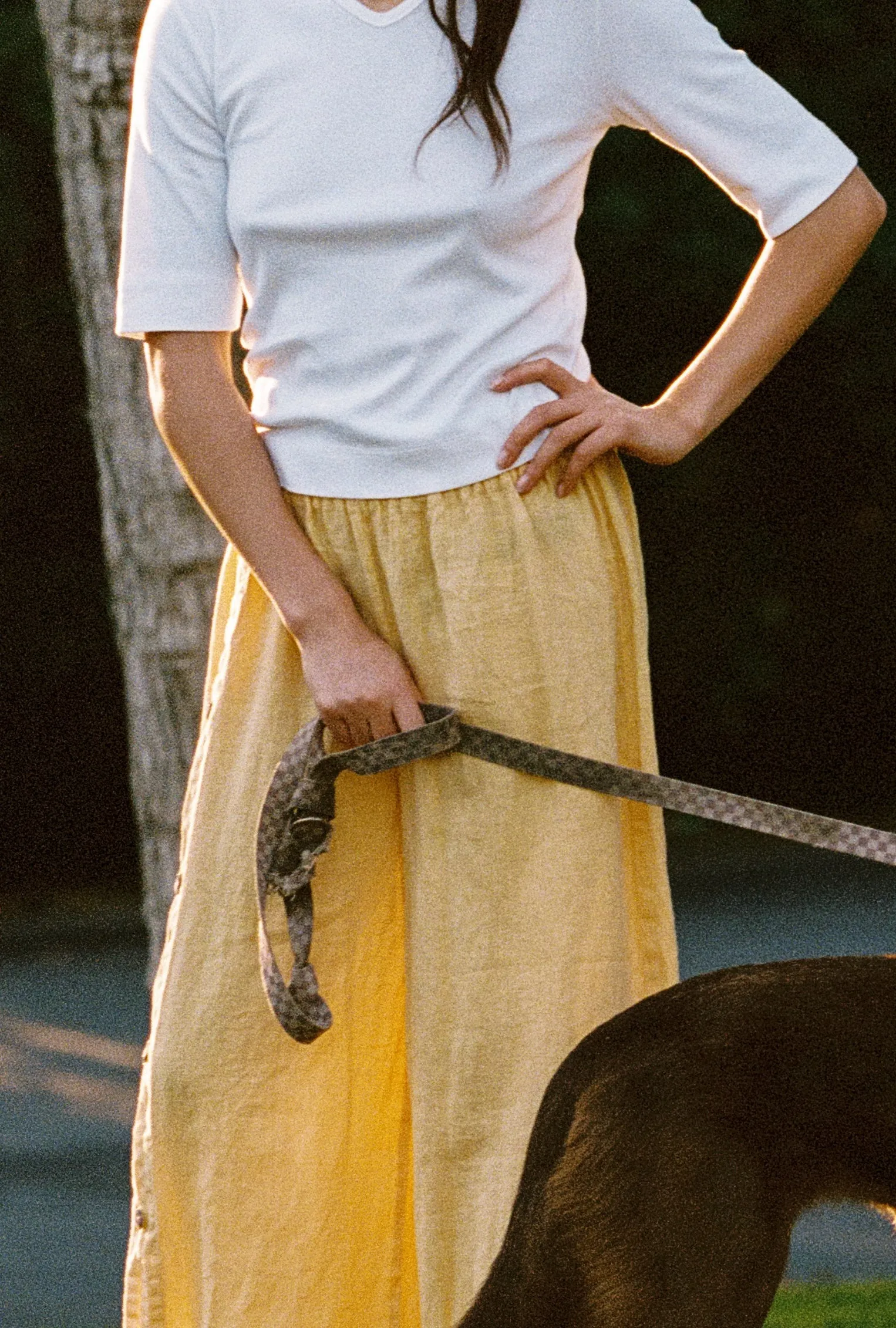 Organic Rib V Neck sold by LA RELAXED product image thumbnail 4
