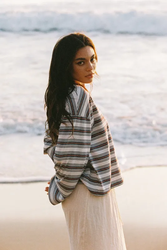 Gemma Striped Long Sleeve made by LA RELAXED