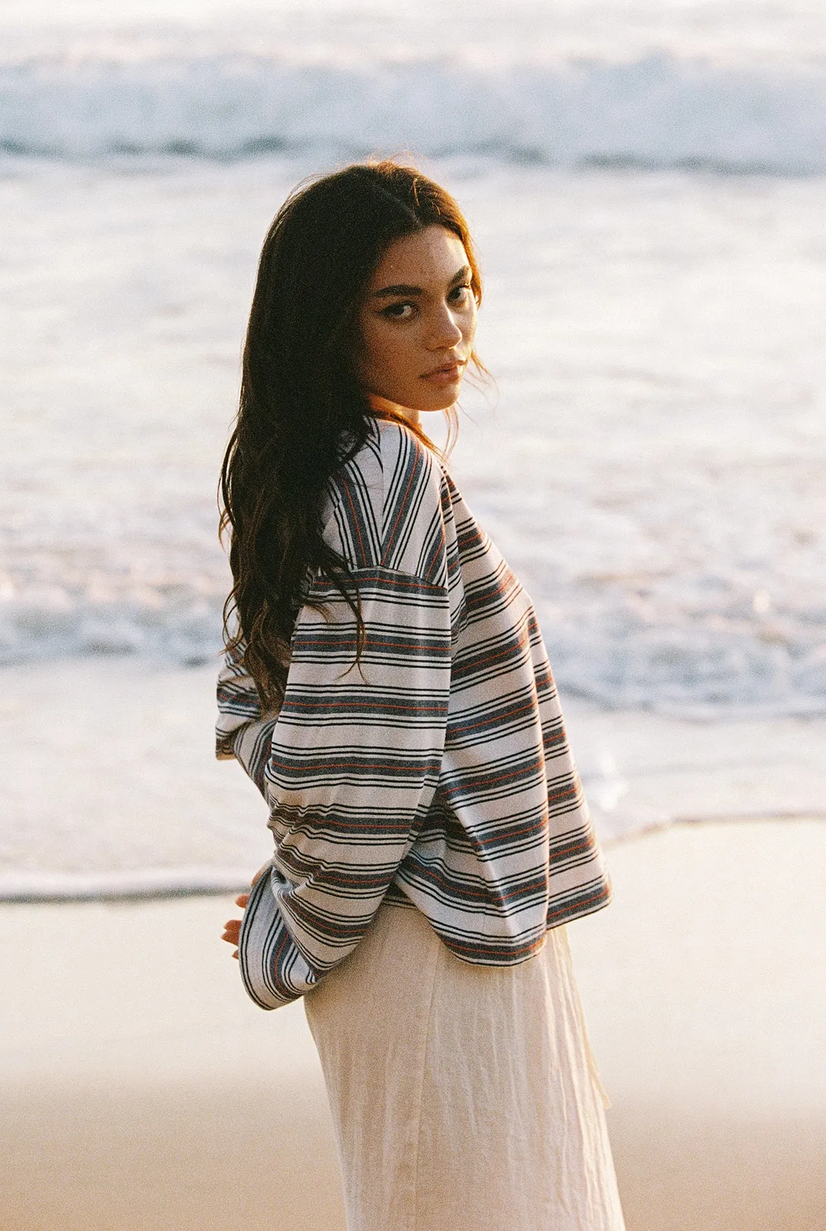 Gemma Striped Long Sleeve sold by LA RELAXED