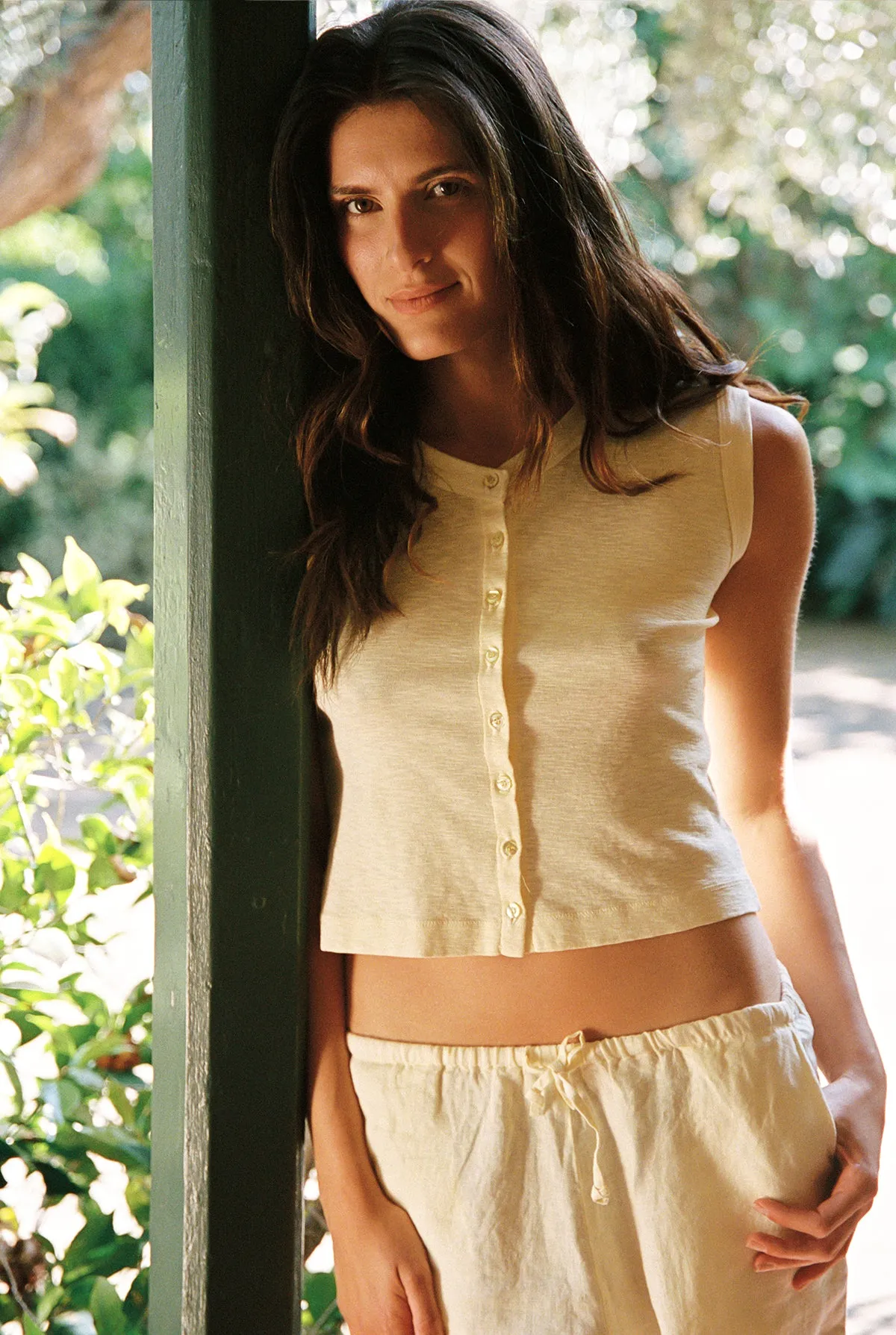 Auguste Slub Top sold by LA RELAXED