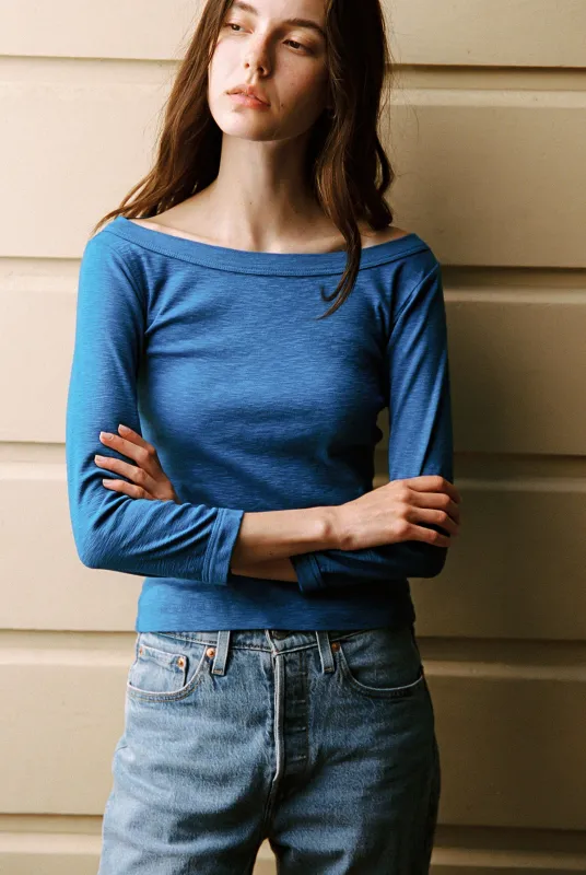 Bateau Slub Top made by LA RELAXED