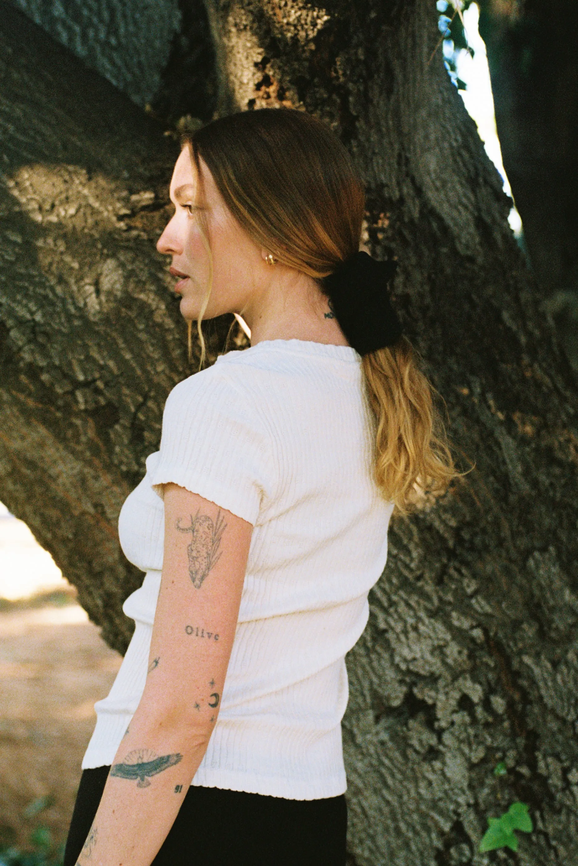 Pointelle Tee sold by LA RELAXED product image thumbnail 3
