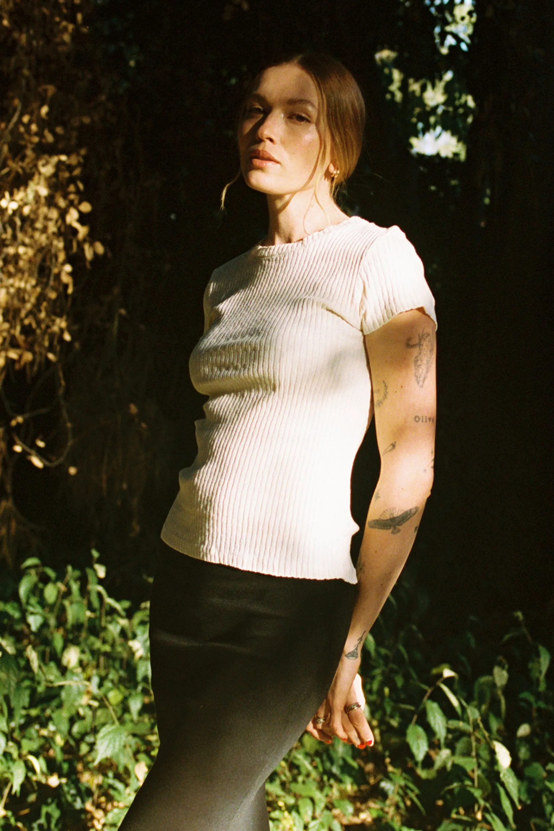 Pointelle Tee sold by LA RELAXED product image thumbnail 2