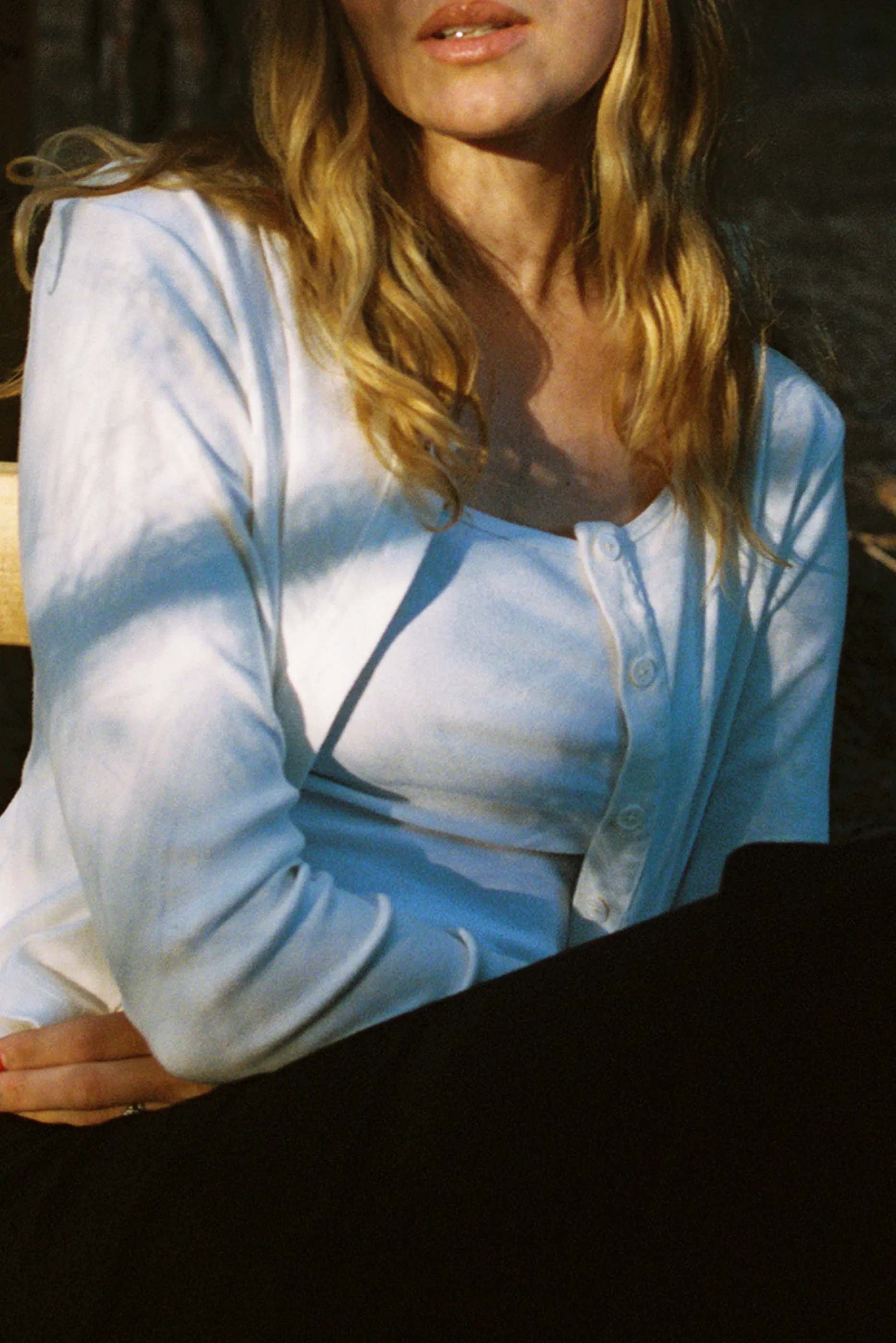 Organic Rib Cardigan sold by LA RELAXED product image thumbnail 3