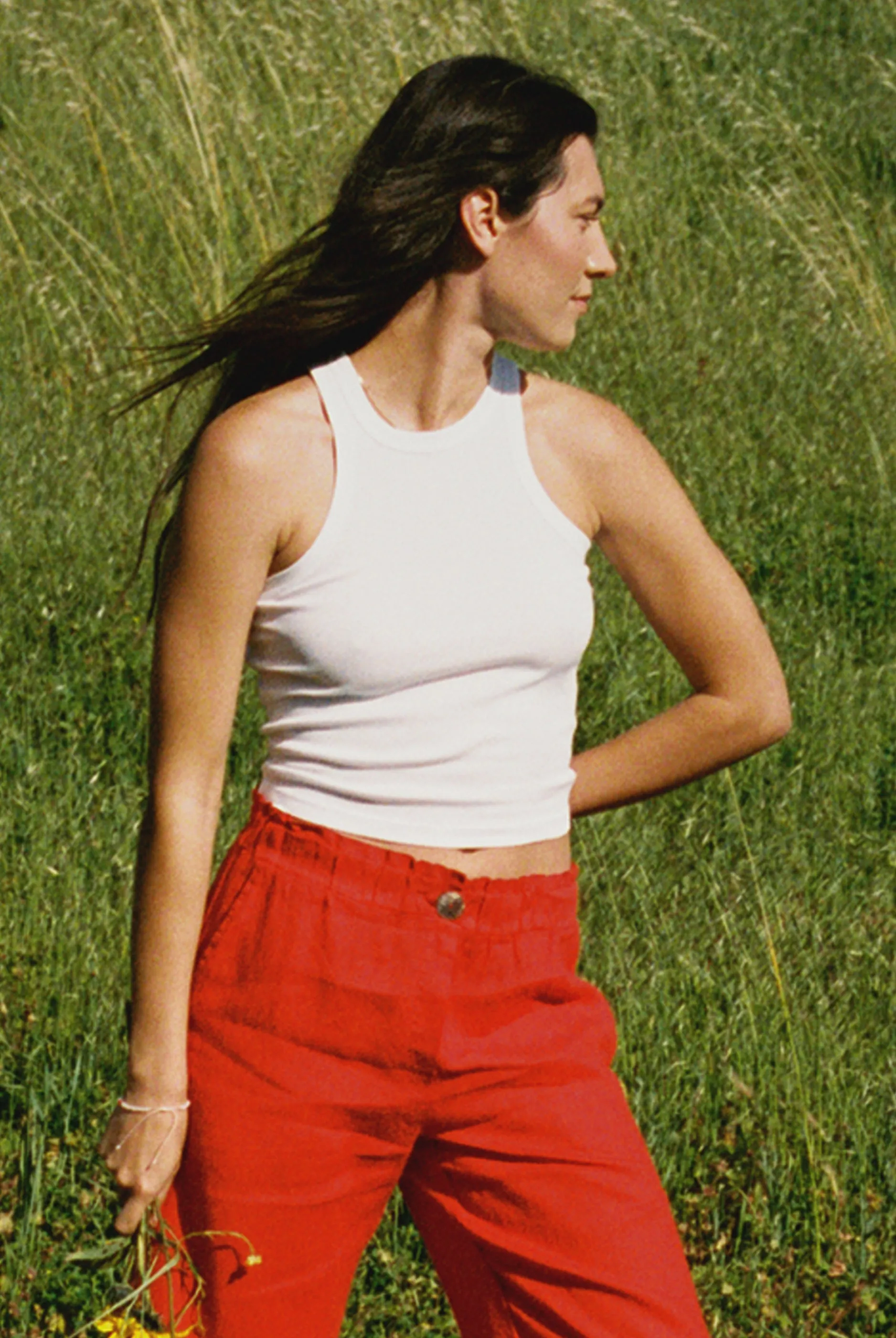 Organic High Neck Tank sold by LA RELAXED product image thumbnail 4