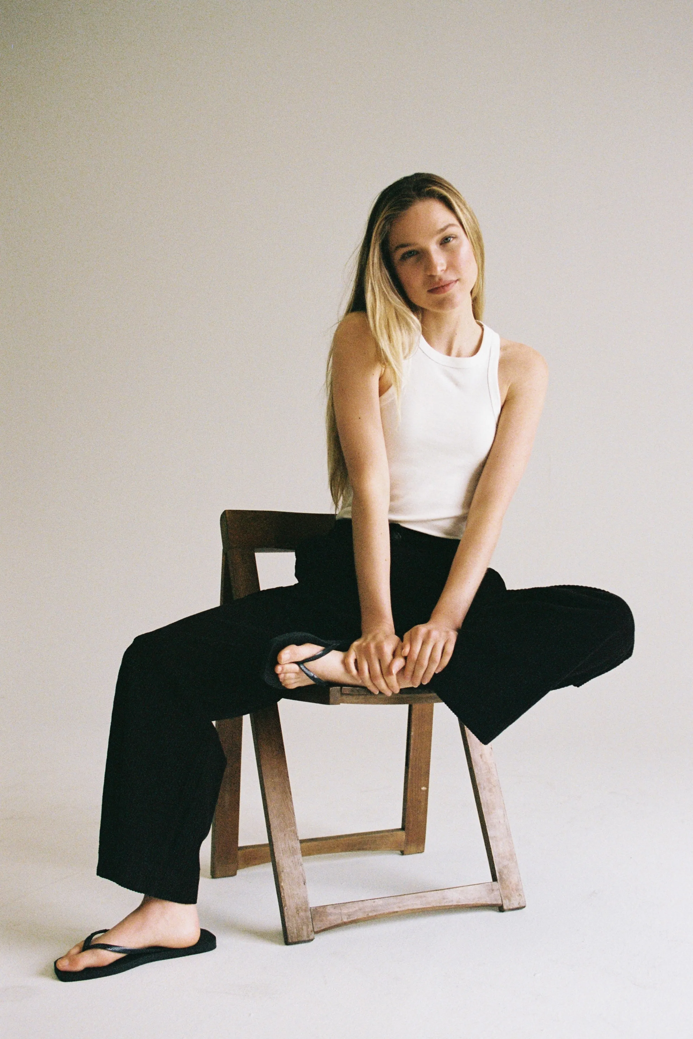 Organic High Neck Tank sold by LA RELAXED product image thumbnail 3