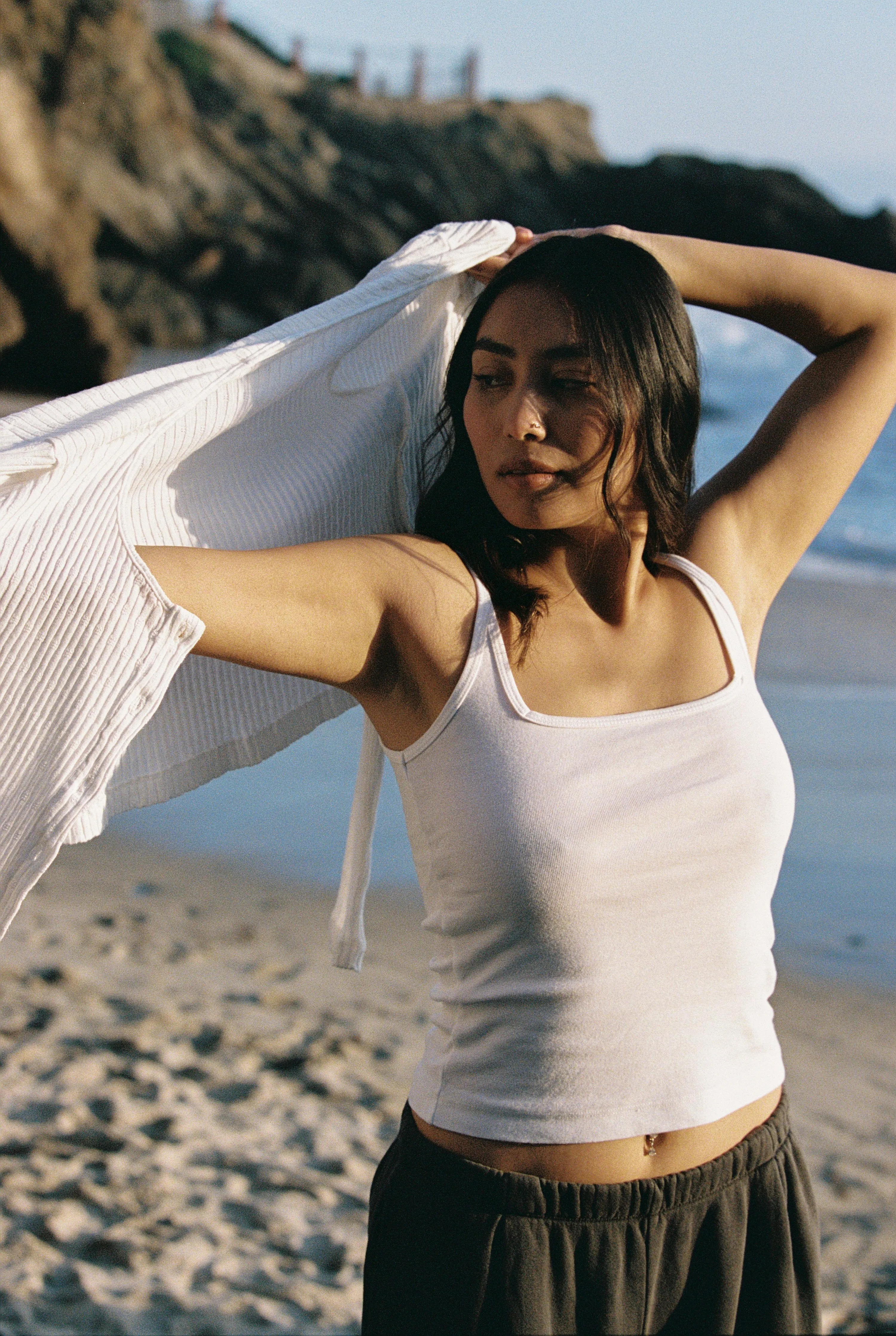 Organic Square Cami sold by LA RELAXED product image thumbnail 3