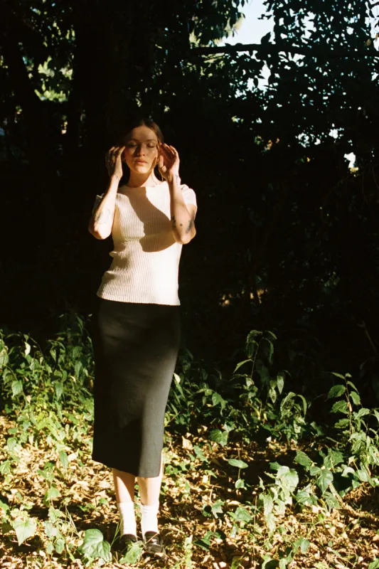 Organic Slip Skirt sold by LA RELAXED