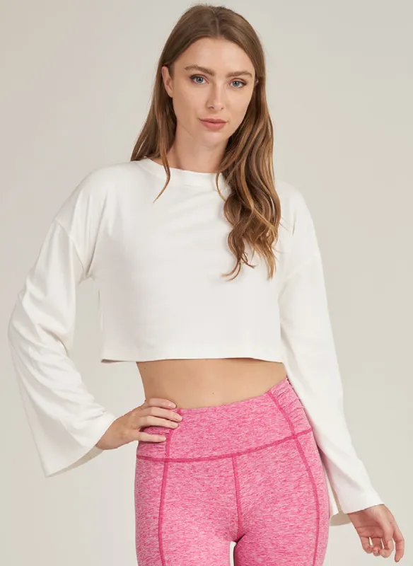 Bell Sleeve Crop - FINAL SALE sold by Thrive Societe