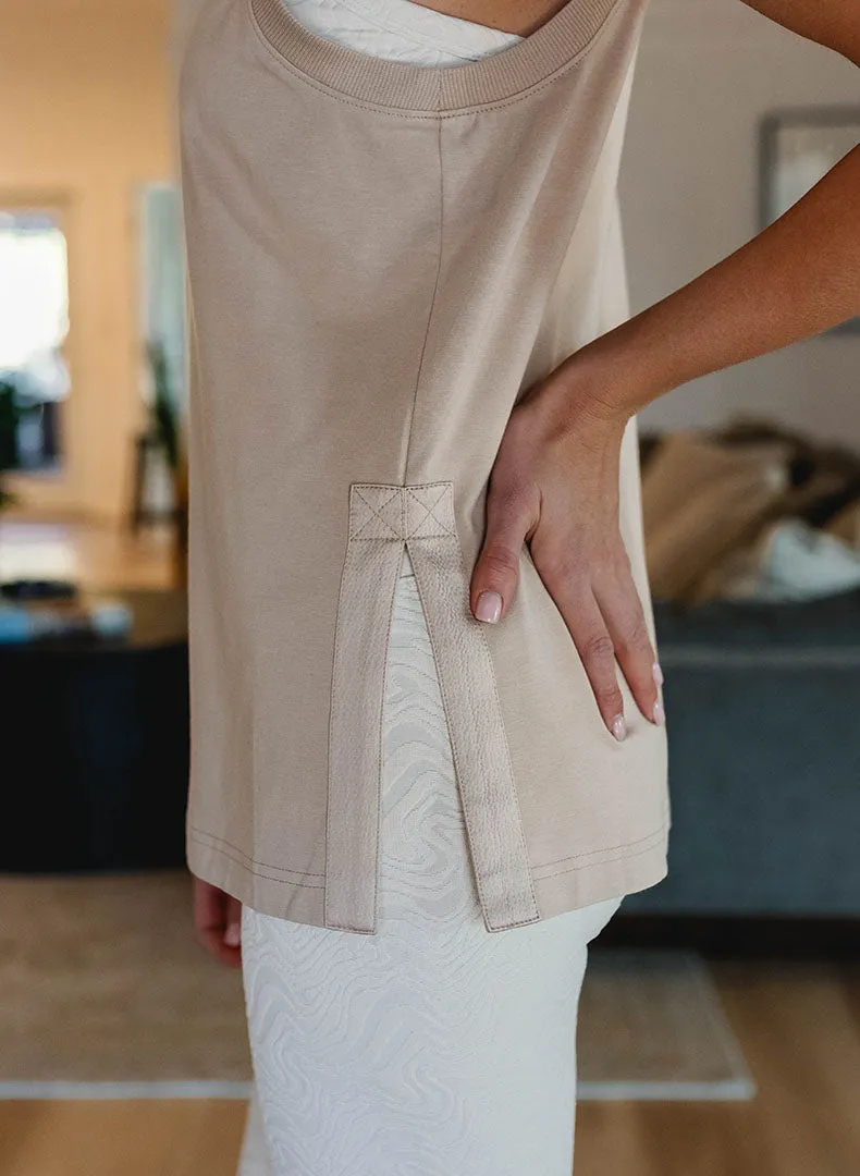 Long Line Slit Tank - FINAL SALE sold by Thrive Societe product image thumbnail 5