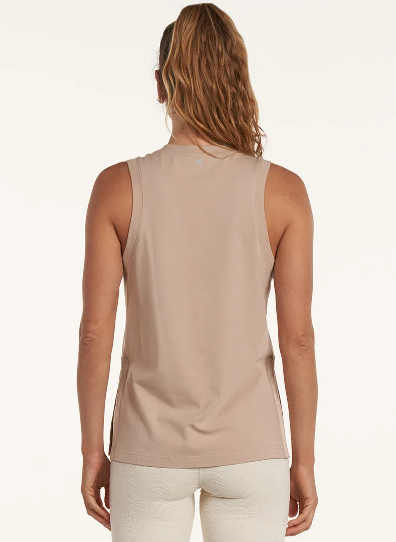 Long Line Slit Tank - FINAL SALE sold by Thrive Societe product image thumbnail 3
