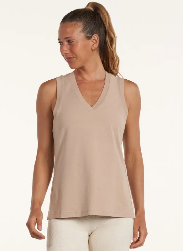 Long Line Slit Tank - FINAL SALE sold by Thrive Societe