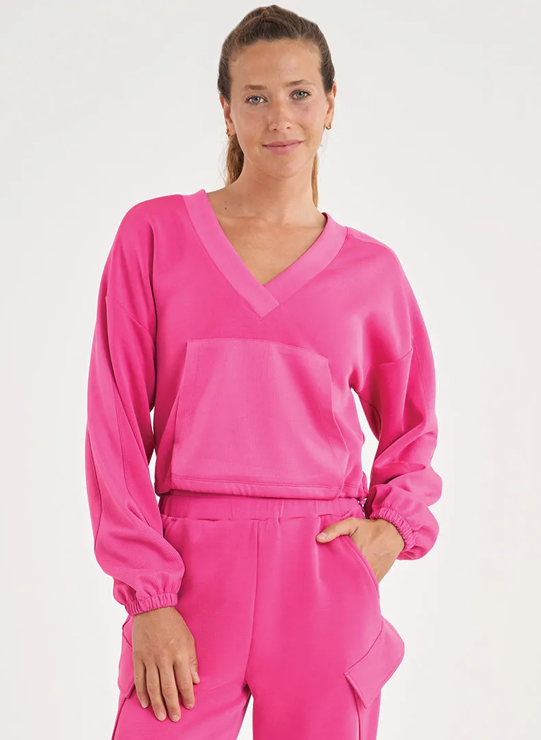 Ultraluxe V-Neck Pullover sold by Thrive Societe