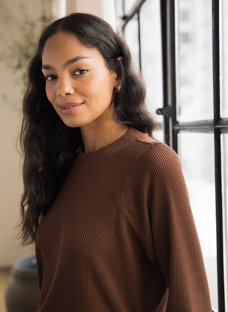 Waffle Pullover - FINAL SALE sold by Thrive Societe product image thumbnail 5