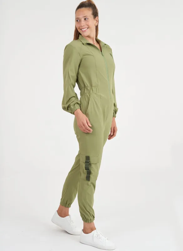 Utility Jumpsuit sold by Thrive Societe