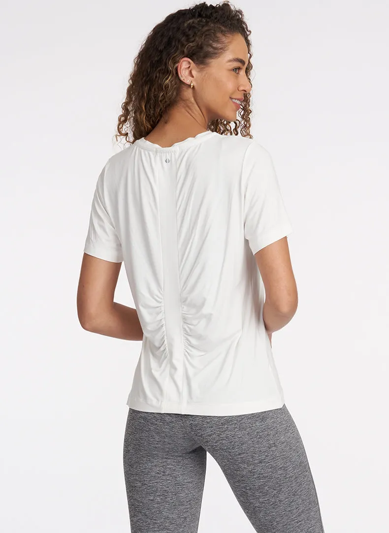Ruched Back Tee - FINAL SALE sold by Thrive Societe product image thumbnail 2
