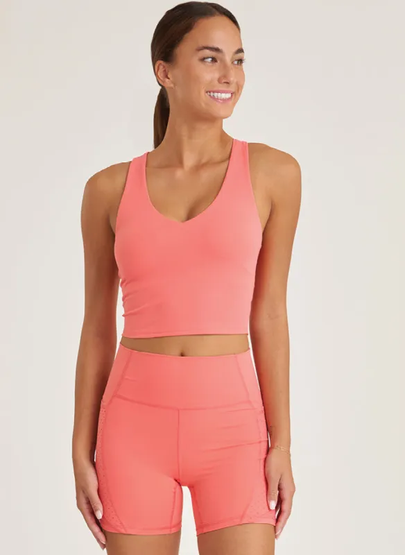 Endure Perforated Bra Tank - FINAL SALE sold by Thrive Societe