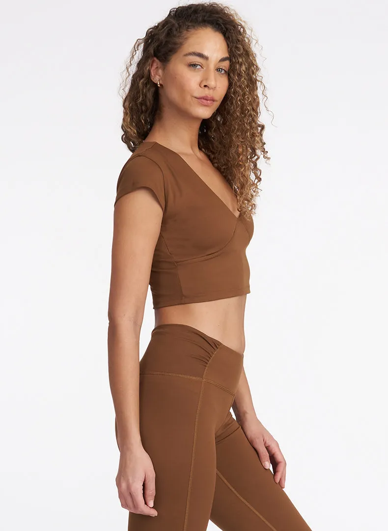 Deep V Crop - FINAL SALE sold by Thrive Societe product image thumbnail 2