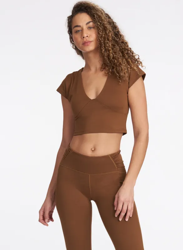 Deep V Crop - FINAL SALE sold by Thrive Societe