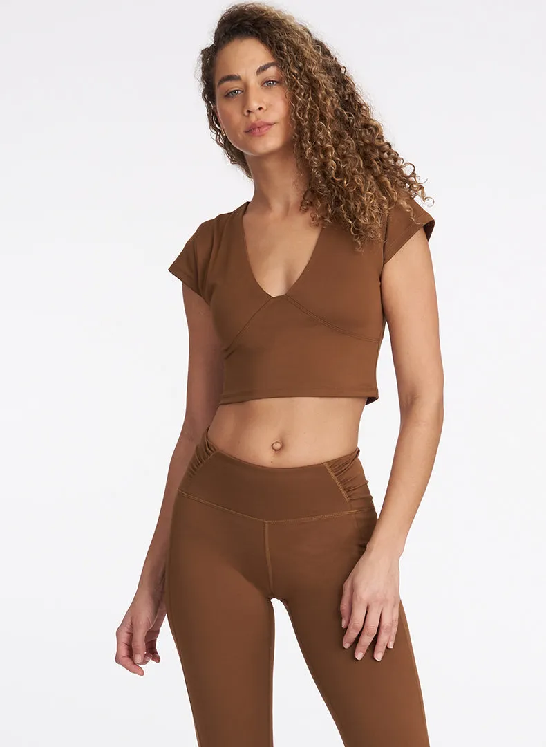 Deep V Crop - FINAL SALE sold by Thrive Societe