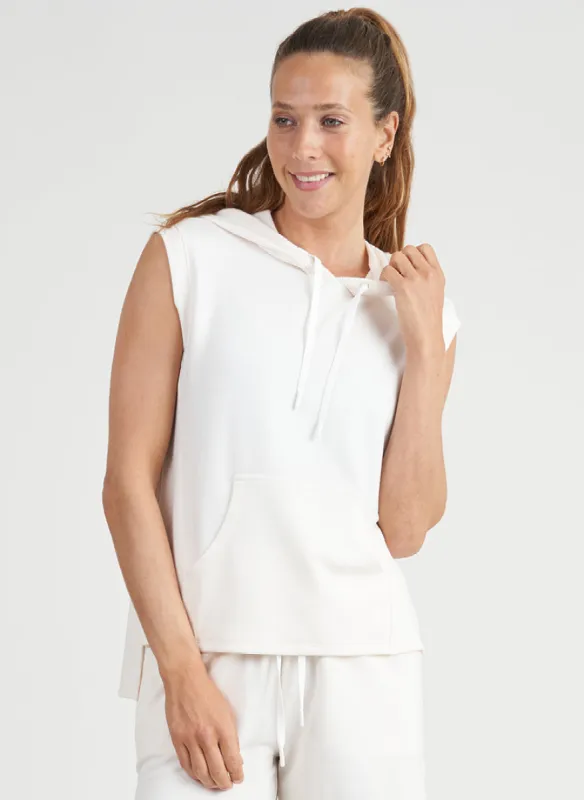 Sleeveless Hoodie sold by Thrive Societe