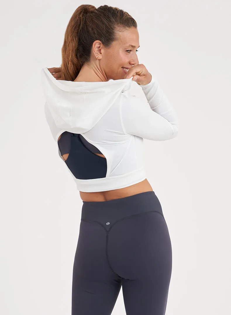Cut Out Crop Hoodie - FINAL SALE sold by Thrive Societe product image thumbnail 2