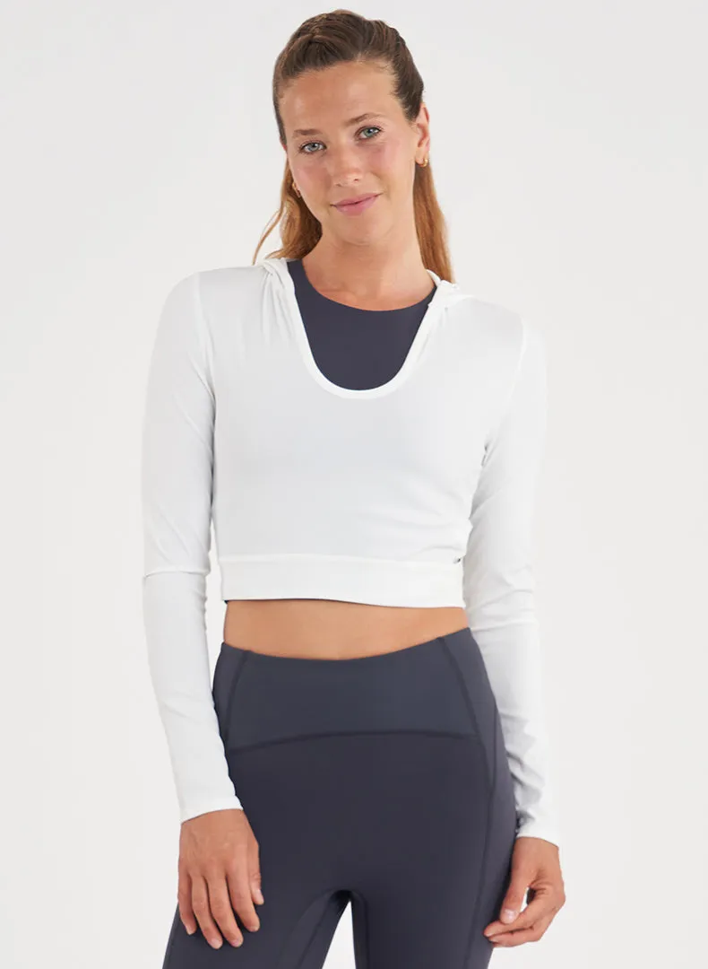 Cut Out Crop Hoodie - FINAL SALE sold by Thrive Societe