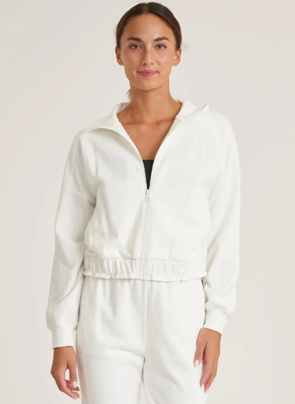 Cropped Bomber Jacket sold by Thrive Societe