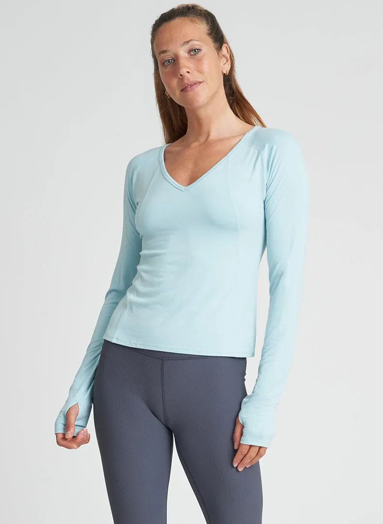 Exposed Seam Long Sleeve sold by Thrive Societe