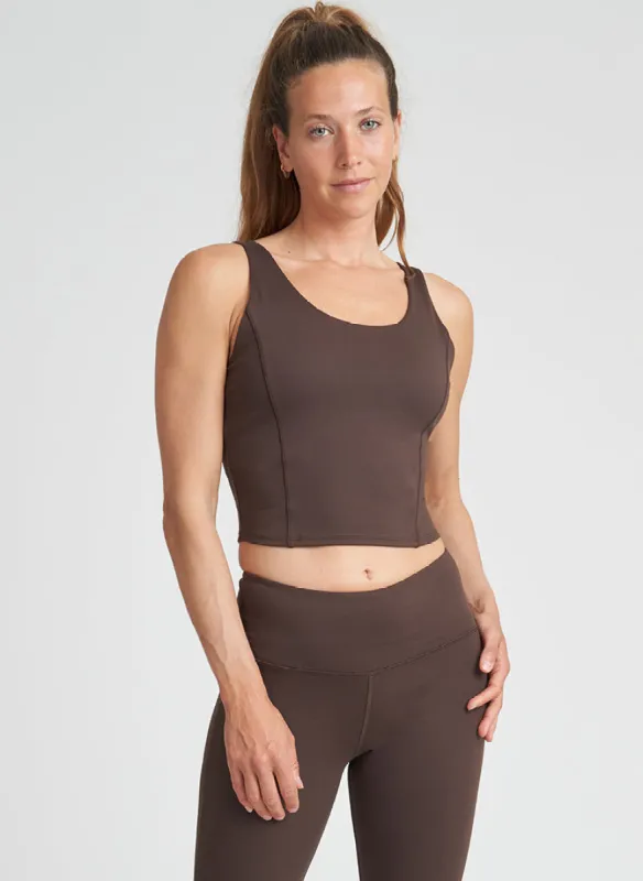 Seamed Bra Tank sold by Thrive Societe