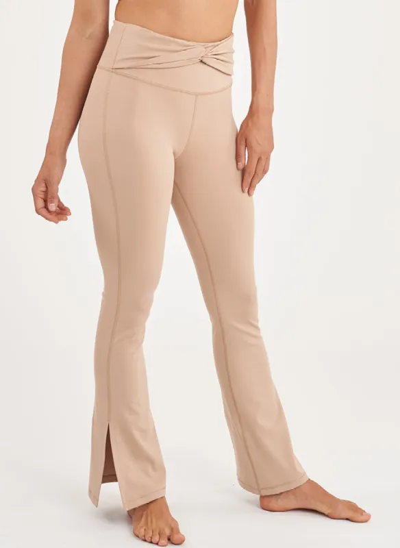 Twist Flare Legging sold by Thrive Societe