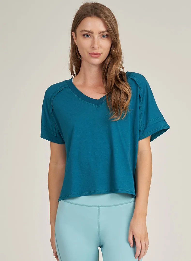 Exposed Seam Tee - FINAL SALE sold by Thrive Societe product image thumbnail 4