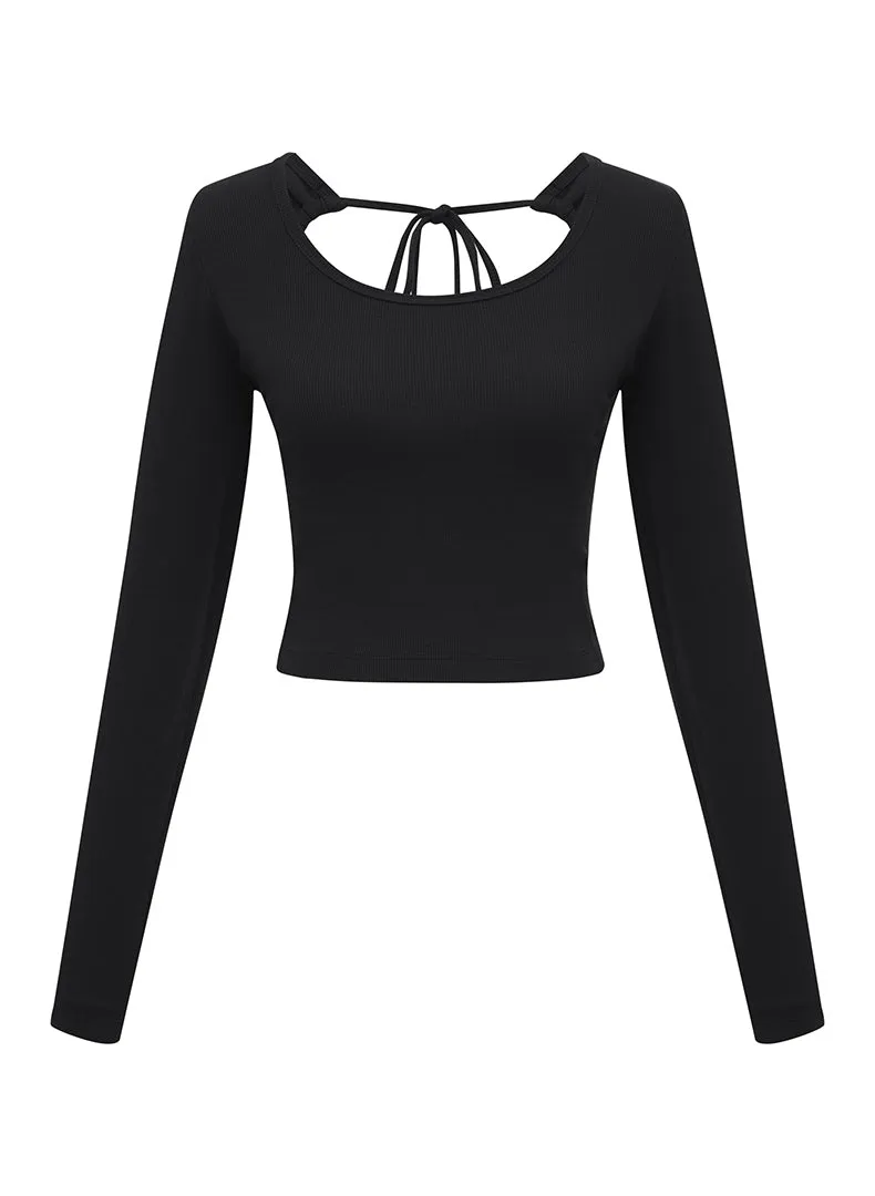 Tie Back Crop Top - FINAL SALE sold by Thrive Societe product image thumbnail 4
