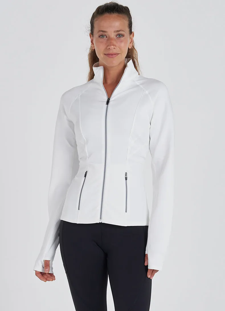Reflective Zip Jacket - FINAL SALE sold by Thrive Societe