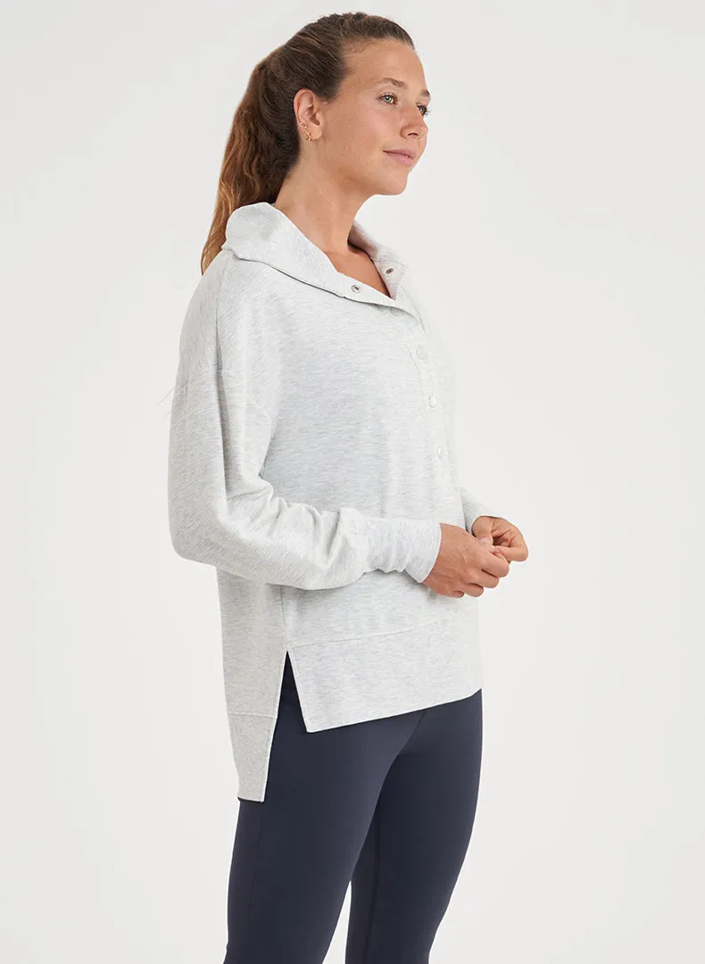 Snap Oversized Pullover - FINAL SALE sold by Thrive Societe product image thumbnail 2