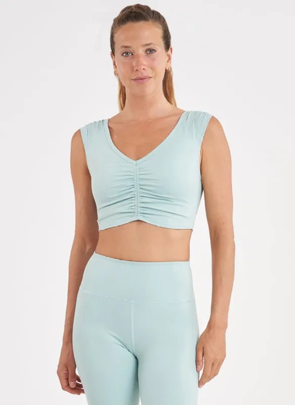 Vitality Shirred Bra Top sold by Thrive Societe