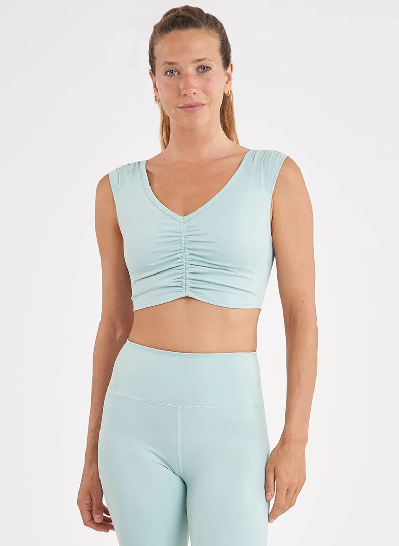 Sheen Shirred Bra Top - FINAL SALE sold by Thrive Societe