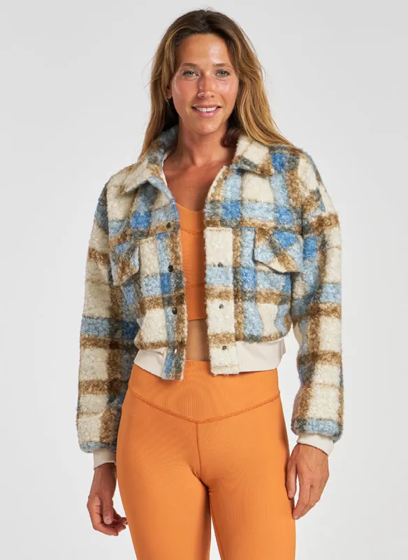 Plaid Bomber Jacket - FINAL SALE sold by Thrive Societe