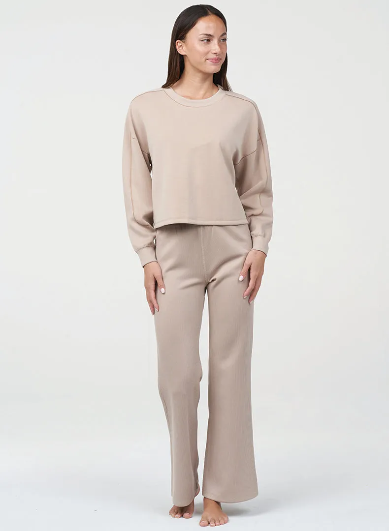 Ultraluxe Rib Inset Pullover - FINAL SALE sold by Thrive Societe product image thumbnail 3